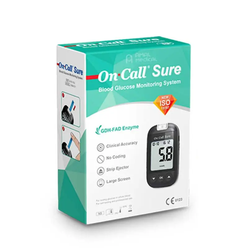 On Call Sure Glycomètre+10 Bandelettes