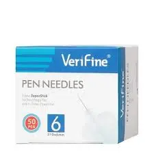 Aiguilles Stylos Insuline – Verifine – 6mm – B/50