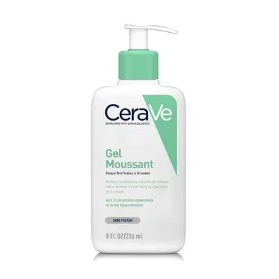 Cerave Gel Moussant Nettoyant - Peaux Normales à Grasses - 236ml