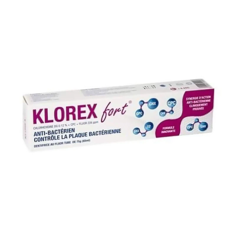 Stoderma Klorex Fort - Dentifrice Au Fluor - 65ml