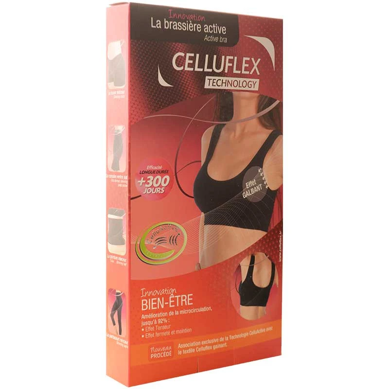 Brassière Active Noir - Celluflex - Taille S/m