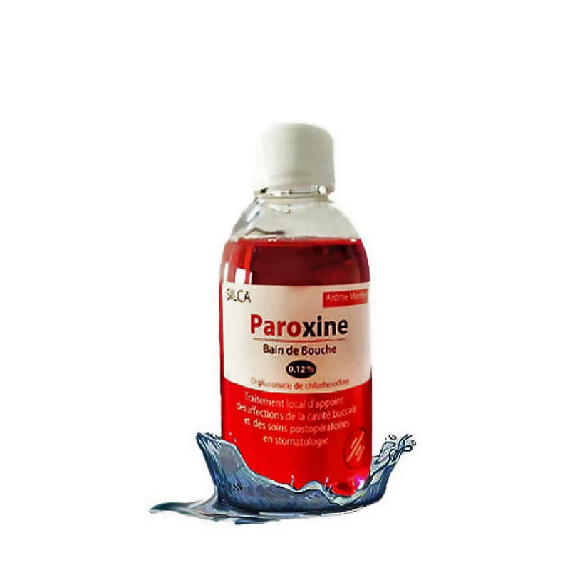 Bain De Bouche - Paroxine 0,12% - Arôme Menthe - 200ml