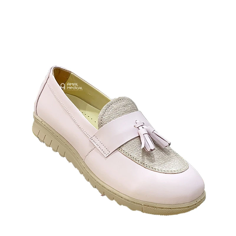 Sti Orthopedic - Mocassin Orthopédique Femme – B10 – Beige Rosé