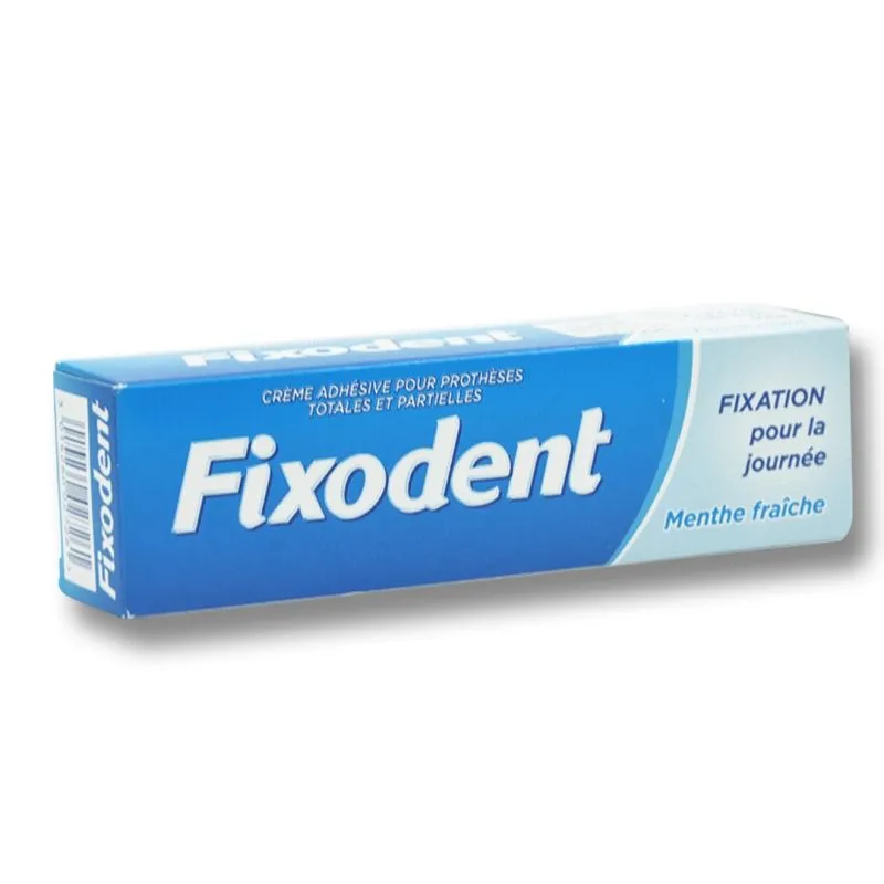 Fixodent - Crème Adhésive Menthe Fraiche - 47gr
