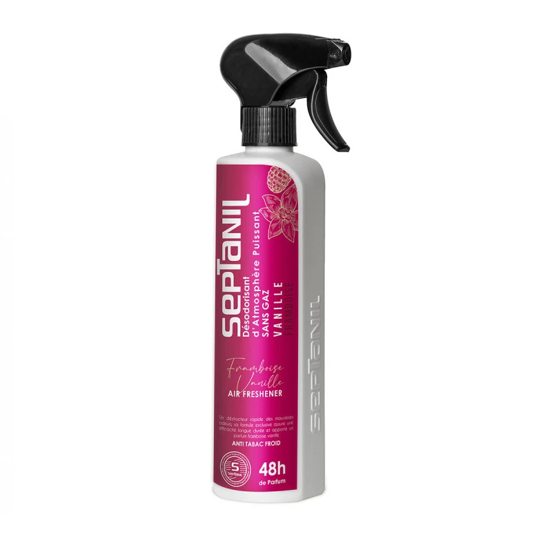 Septanil - Désodorisant D'atmosphère Puissant - Vanille Framboise - 500ml