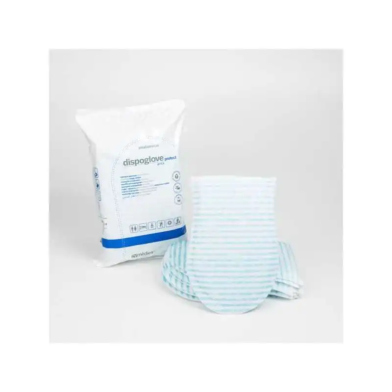 Dispoglove Protect - Gant De Toilette Anatomique - 20 Pièces