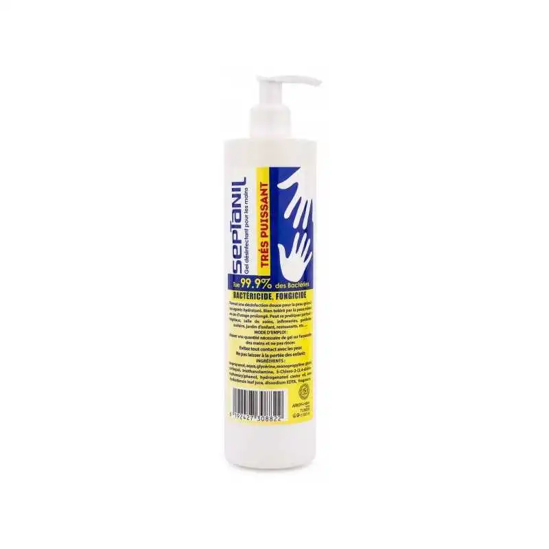 Septanil - Gel Désinfectant - Pour Les Mains - 500ml