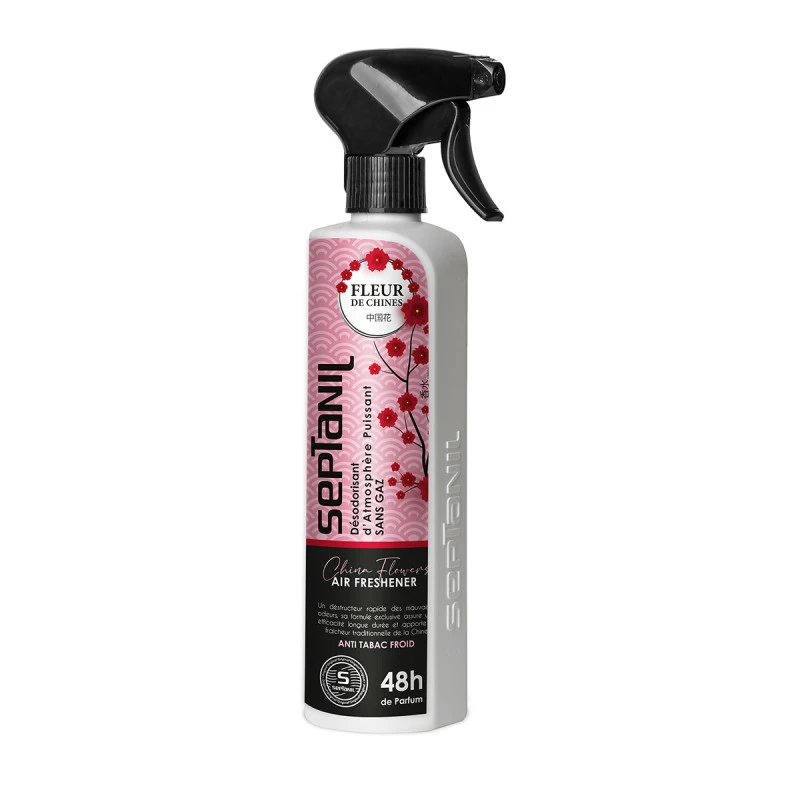 Septanil - Désodorisant D'atmosphère Puissant - Fleur De Chine - 500ml