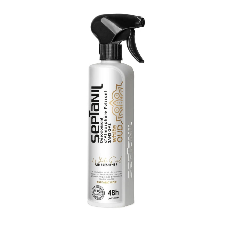 Septanil - Désodorisant D'atmosphère Puissant - White Oud - 500ml