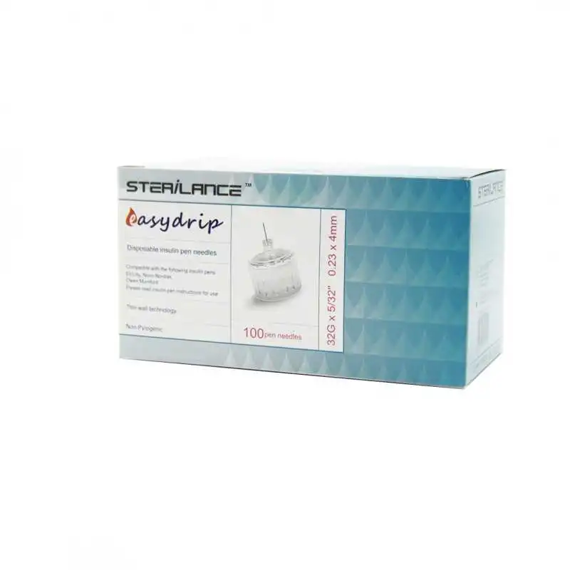 Sterilance Easydrip - Aiguille Pour Stylo à Insuline - 4mm - 100 Pièces