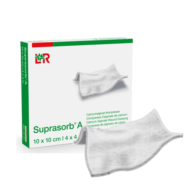 Compresse D'alginate De Calcium - Suprasob A - 10x10 Cm - 1 Pièce