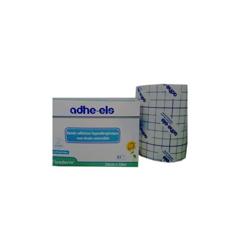 Fixaderm - Bande Adhésive Hypoallergénique - 10cmx10cm