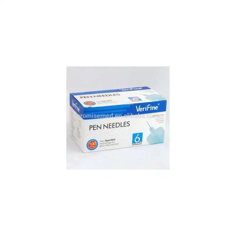 Verifine - Aiguilles Stylos Insuline - 6mm - Boite100