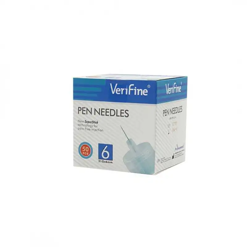 Verifine - Aiguilles Stylos Insuline - 6mm - B/50