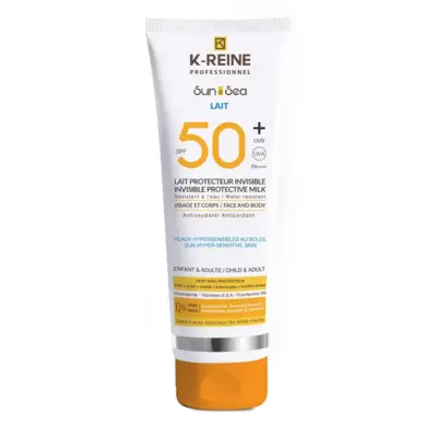 K-reine Lait Protecteur Invisible Spf50+ – Visage & Corps – 250ml