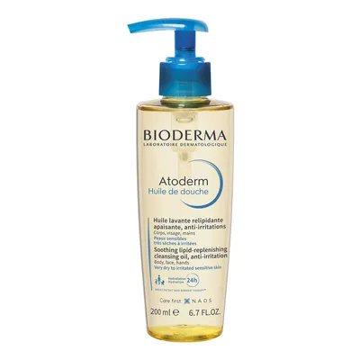 Bioderma Atoderm Huile De Douche Soin Lavant Hydratant 200ml
