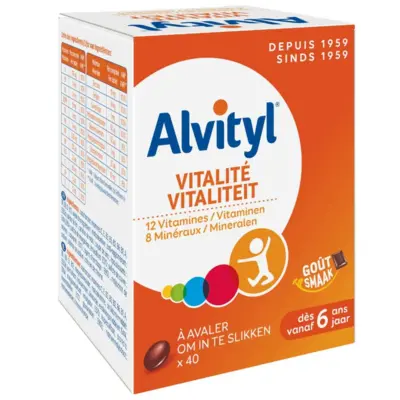 Alvityl Vitalite 40 Comprimes A Avaler