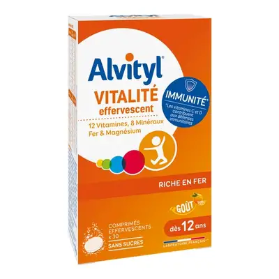 Alvityl Vitalite 30 Comprimes Effervescents