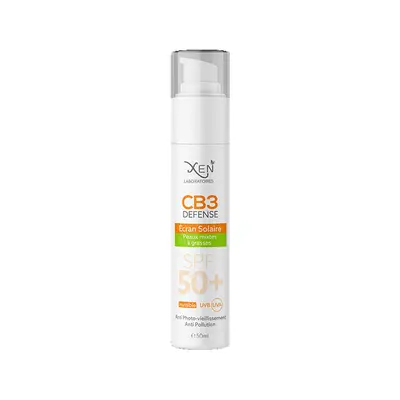Xen Cb3 Defense Ecran Solaire Peaux Mixtes A Grasses 50ml