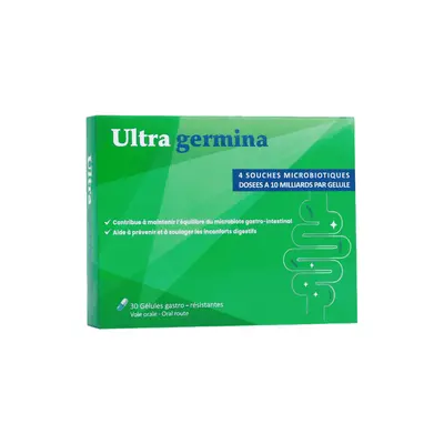 Xen Ultra Germina - 4 Souches Microbiotiques - 30 Gelules