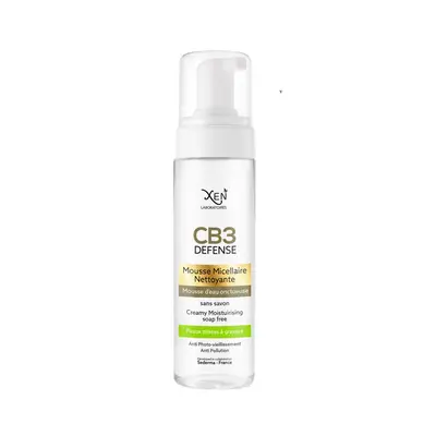 Xen Cb3 Defense Mousse Micellaire Nettoyante - Peaux Mixtes A Grasses - 200ml