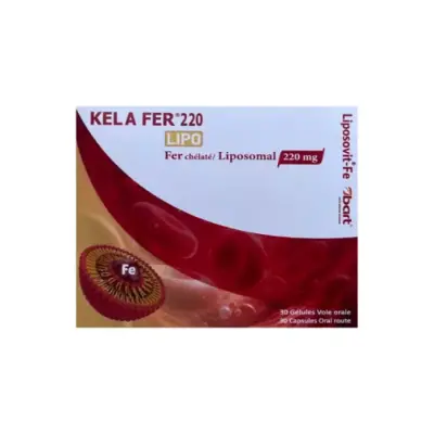 Xen Kela Fer 220mg Lipo - 30 Gelules