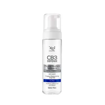 Xen Cb3 Defense Mousse Micellaire Nettoyante Homme 200ml