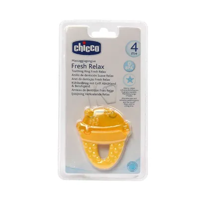 Chicco Anneau De Dentition Refrigere Ice Cream Jaune