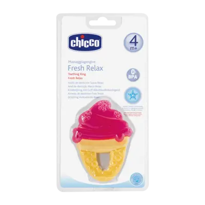 Chicco Anneau De Dentition Refrigere Ice Cream Rose