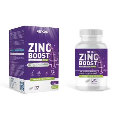 Giscon Zinc Boost - Zinc Bisglycinate 30 Gelules