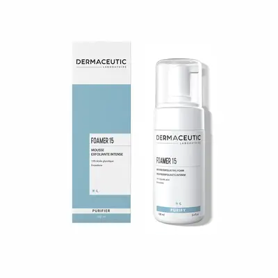 Dermaceutic Foamer 15 - Mousse Exfoliante Intense Peaux Normales A Grasses - 100ml