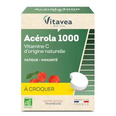 Vitavea Acerola 1000 Mg – Vitamine C Bio - 28 Comprimes