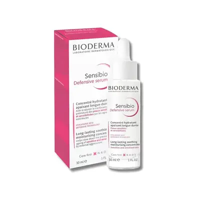 Bioderma Sensibio - Defensive Serum Concentre Hydratant Apaisant Longue Duree - Peaux Sensibles - 30ml
