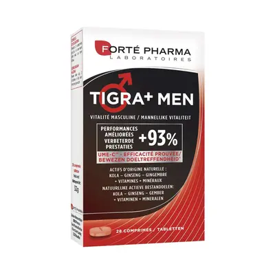 Forte Pharma Tigra+ Men - Vitalite Msculine - 28 Comprimés