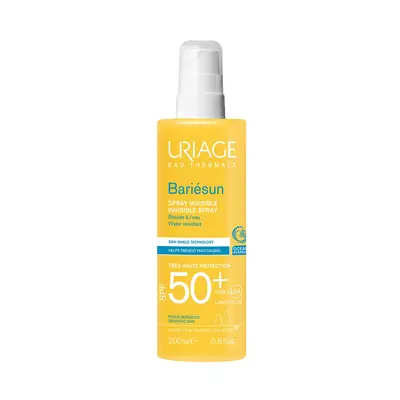 Uriage Bariesun Spray Solaire Invisible Spf50+ - Visage Et Corps - 200ml