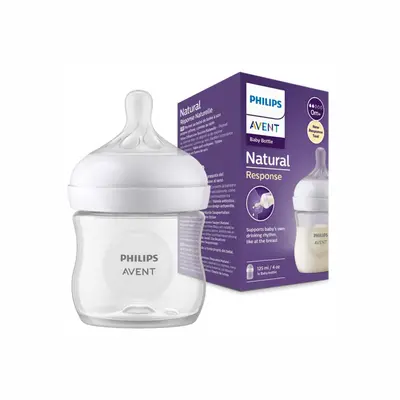 Philips Avent Biberon Plastique Natural Response 0m+ 125ml