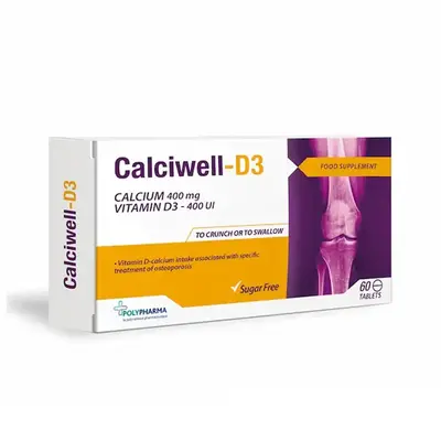Polypharma Calciwell D3 - 60 Comprimes