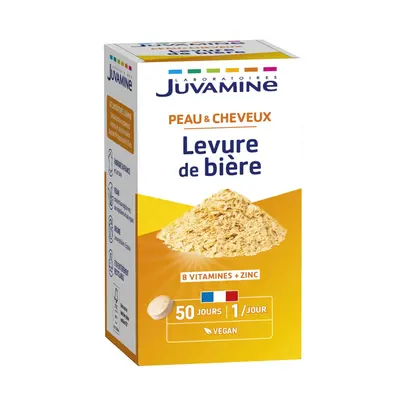 Juvamine Levure De Biere – Peau Et Cheveux – 50 Comprimes