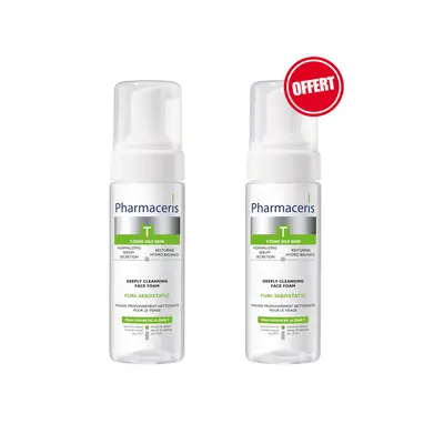Pharmaceris Pack Promo - 1 Achetée + 1 Offerte - T Puri-sebostatic Mousse Nettoyante 150ml