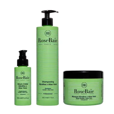 Rosebaie Routine Trio Aloe Vera Et Keratine – Purification & Hydratation