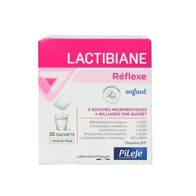 Pileje Lactibiane Reflexe Enfant - 30 Sachets