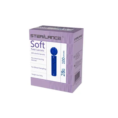 Bionime Sterilance Soft - Boite 100 Lancettes