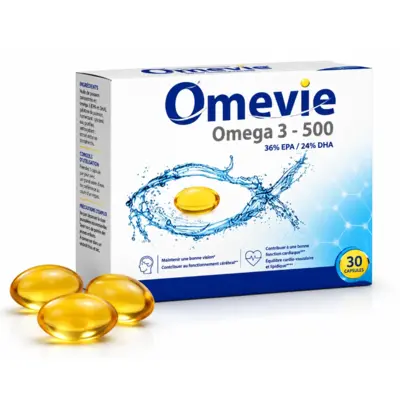 Vital Omevie Omega 3 500 – 30 Capsules