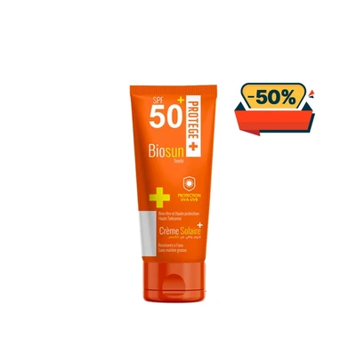 Roncey Biosun Creme Solaire Teintee - Tous Types De Peaux - Ecran Spf50+ 50ml