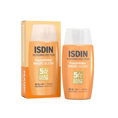 Isdin Fusion Water Magic Glow Creme Solaire Spf50 - 50ml