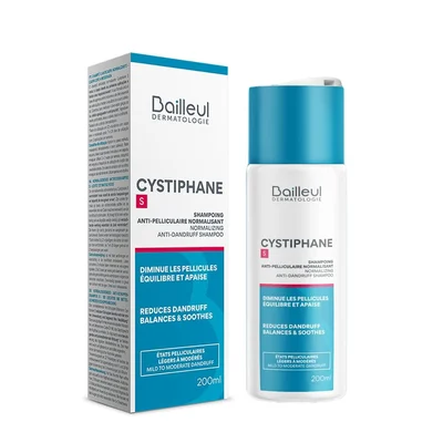 Bailleul Biorga Cystiphane S - Shampooing Anti-pelliculaire Normalisant - 200ml