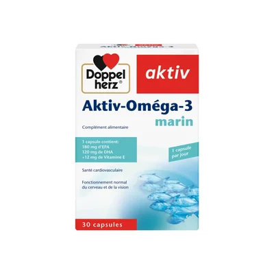 Doppelherz Aktiv Omega 3 Marin - 30 Capsules
