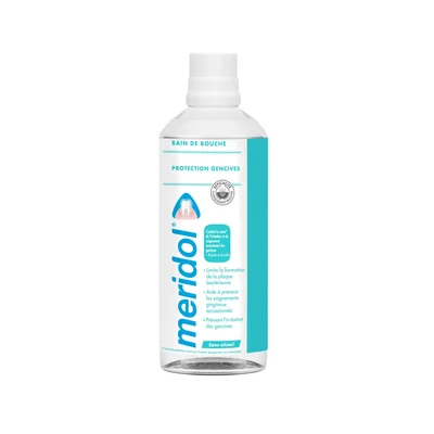 Meridol Protection Gencives Bain De Bouche Sans Alcool - 400ml