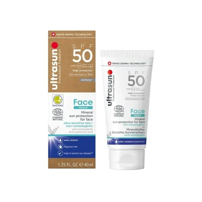 Ultrasun Face Mineral Sunscreen Ecran Invisible Spf50 - 40ml