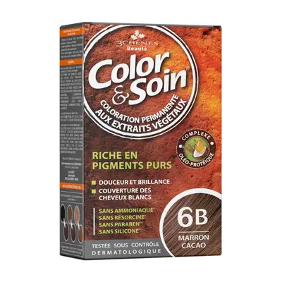 3 Chenes Color Et Soin Coloration Marron Cacao 6b
